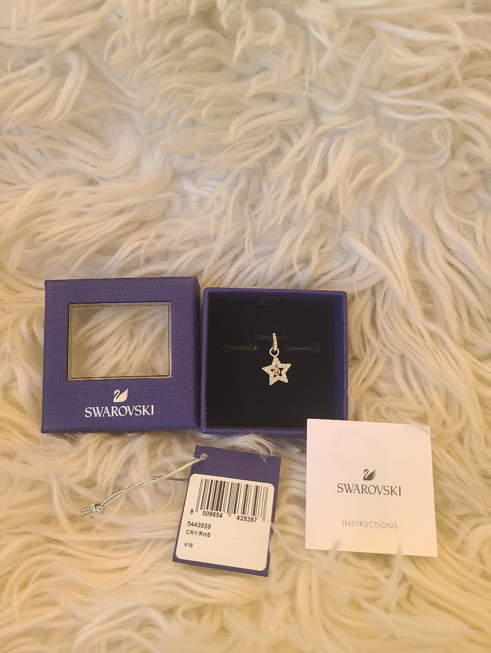 Swarovski Remix Collection Charm - Star - 5443939- Like New